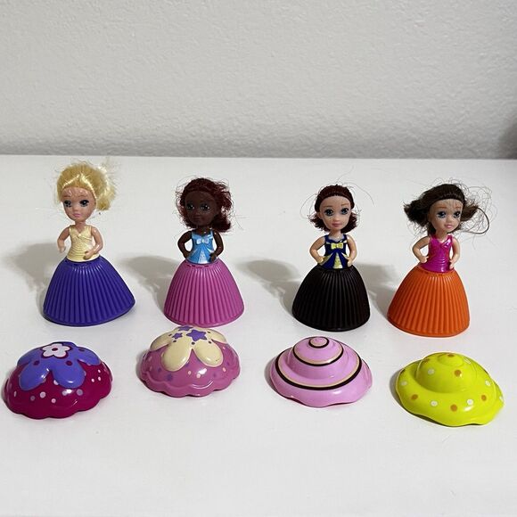 Cupcake Surprise Dolls Lot of 4 Transforms from Cupcake to Doll - Picture 5 of 16